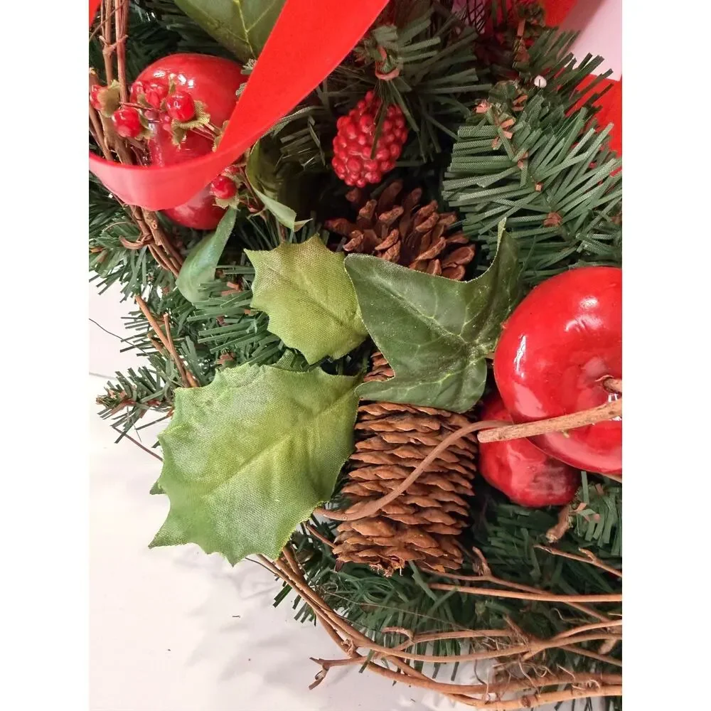 Lot of 2 Christmas Wreaths 17